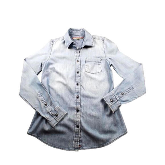 Lot 6 Chemises Tommy Hilfiger Femme TP Coton /Set 6 Tommy Hilfiger Shirt XS - Picture 7 of 7